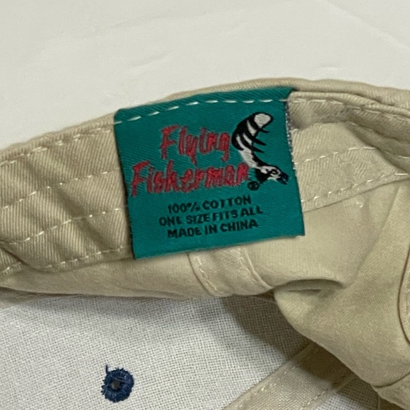 Sailfish Embroidery Flying Fisherman Baseball Hat - Picture 4 of 6